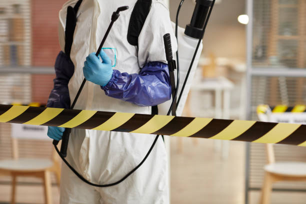 Professional Biohazard Cleanup technician working in Dripping Springs, TX